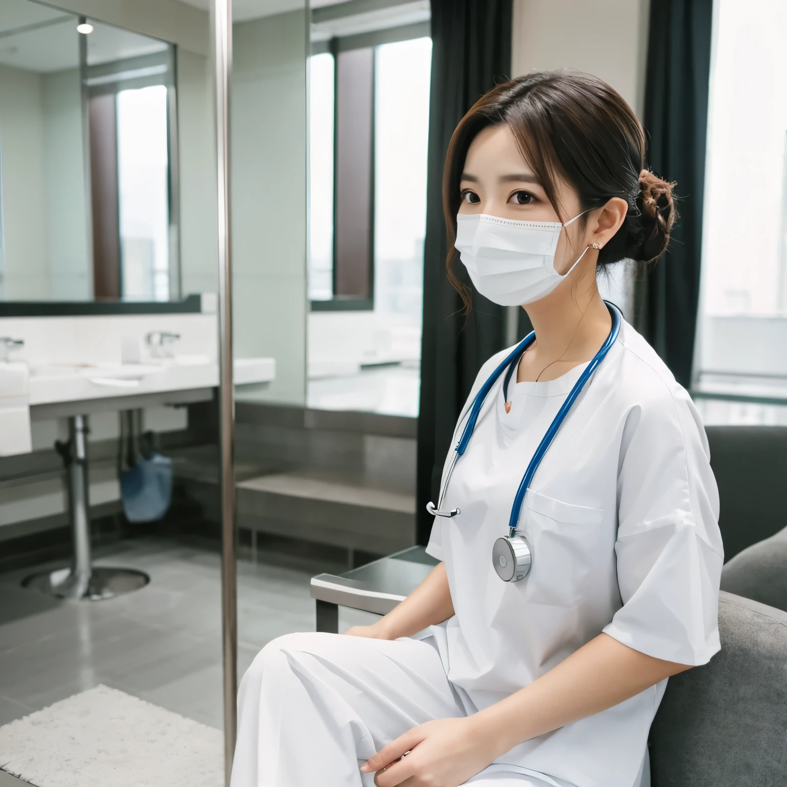 nurse white clothes