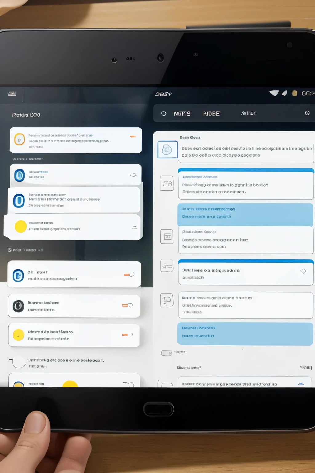 "Development of Interface Prototypes: Designing an Intuitive Experience for the Task Management System