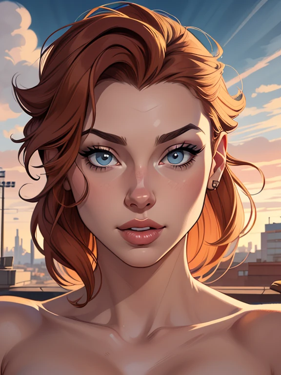 Character Cornelia from Twitchynua naked without clothes cartoon image of a woman .cartoon style illustration, estilo de arte dos desenhos animados, estilo de arte dos desenhos animados, digital illustration style, design de personagens altamente detalhado, arte digital detalhada fofa, City fan art, Design de personagens de retrato, beautiful digital illustration, retrato de alta qualidade, Arte em quadrinhos, mulher jovem. expression of sexual desire