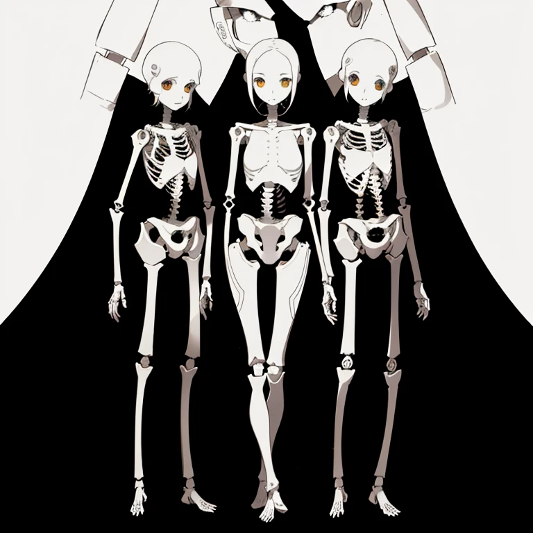 (master piece, high quality),
 (multiple robot girls),
 (All faces are human faces),
 (Everyone except their faces are machines.),
 full body shot,
 none of them are wearing clothes,
 All internal skeletons exposed,
 All robot women,
 (Each person has a different color internal skeleton),
 (Everyone is not wearing clothes), 
 (group selfie), wide angle, soft light,