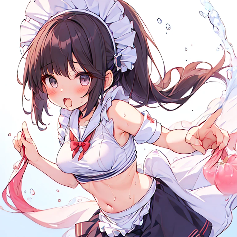 ((日本人のgirl1人、aldult)), ( petite)), black hair、brown hair、masterpiece, 最high quality, high quality, Highly detailed 8K wallpaper,amusement park、Hard taming、tropical night、intense heat、heavy breathing、Breathing、Sweat、headdress、cute girls、Cute Maid、bold pose、(open your mouth wide、salivate)、big nipples、Waiting for orders、No correction、Mouth tingling、(girl、Classmate、squid belly、Pink rotor installed)、（No underwear）、beautiful flat chest、（激しいSweat）、(Saliva volume:1.4）、(female primary school student、Cute belly、Prephysiological、Swelling belly、Pussy spread、Squirting）、（Stroking the stomach:2）、(A face that looks comfortable、beautiful face、Cute）、（Continuous Acme）、（Trembling in the lower back:2）、Life-size、in front of the camera、Walking with your legs together