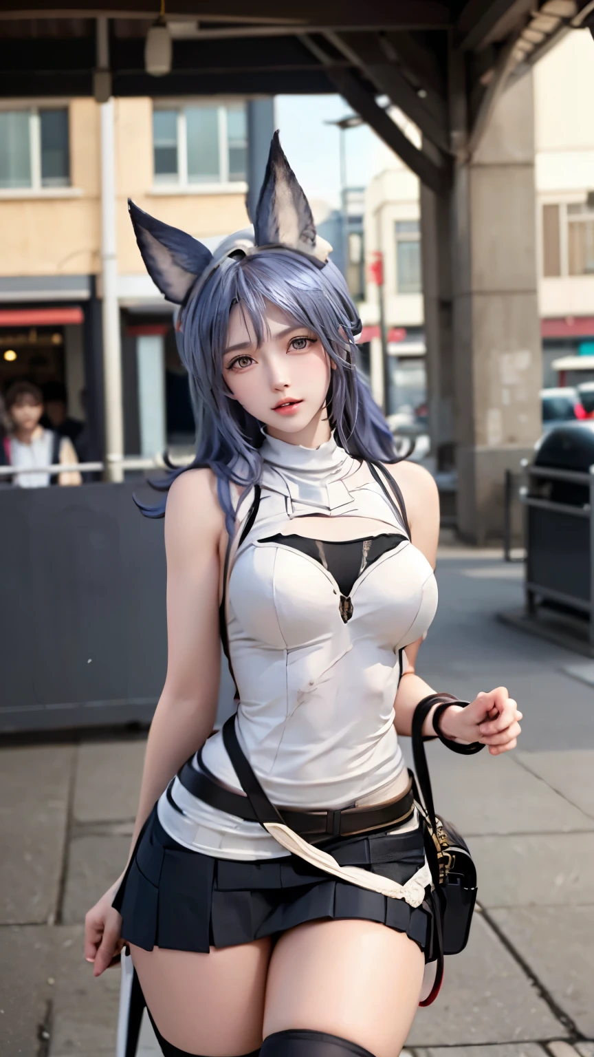 (very delicate and beautiful:1.2)super model,perfect shape,girl's,,Thighhighs,beautiful feet,beret,gentle expression,spoiled look,Innocent face,ミニskirt,big breasts,beautiful breasts,voluptuous,bike shorts,,givenchy,masterpiece, highest quality, High resolution, 8K, , skirt, uniform, short hair, messy hair, blush, sexy pose, big breasts, seductive pose, sweating,, sweating, cityscape, vivid details, super detail, realistic skin texture, Surface details, Beautiful eyes in every detail, medium full shot, Girl holding a sword,flame background,