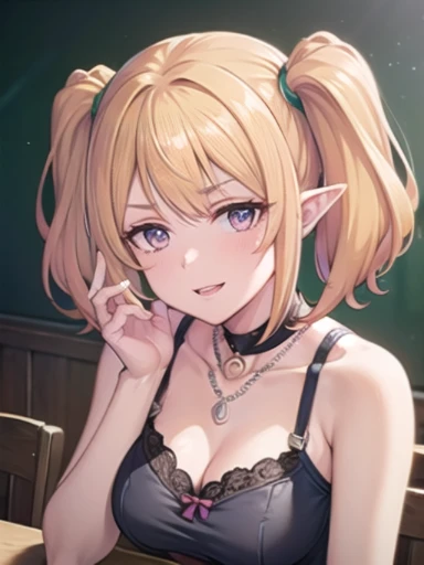 NSFW, see through,bra,chloe,masterpiece, highest quality, super detailed, shine, shine光, ray tracing, Depth of the bounds written, (perfect face, detailed face, fine eyes,perfect hand :0.7),(8k),super realistic face,ray tracing,perfect lighting,highest quality, super detailed, shine目, (look at the audienceいる,smile:1.1), ((1 girl)), (mature woman:1.4), classroom,1 girl、solo、chest、look at the audience、blush、bangs、chloe(princess connect)、princess connect、pointy ears、elf、twin tails、blonde hair、purple eyes,((super detailed背景)), mistress pose, ((8k wallpaper)) , smile, blush, outdoor, Day, blue sky, empty, look at the audienceいる, moody lighting, face-to-face audience,