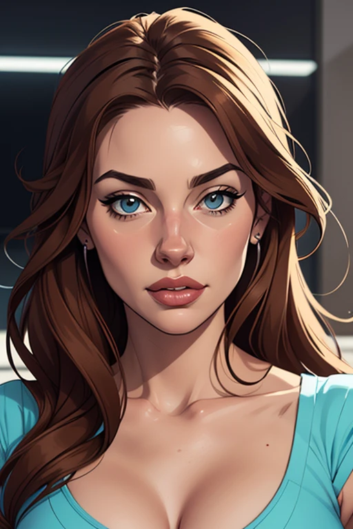 Personagem Liv Tyler nua pelada sem roupas magem de desenho animado de uma mulher .cartoon style illustration, estilo de arte dos desenhos animados, estilo de arte dos desenhos animados, digital illustration style, design de personagens altamente detalhado, arte digital detalhada fofa, City fan art, Design de personagens de retrato, beautiful digital illustration, retrato de alta qualidade, Arte em quadrinhos, mulher jovem. expression of sexual desire