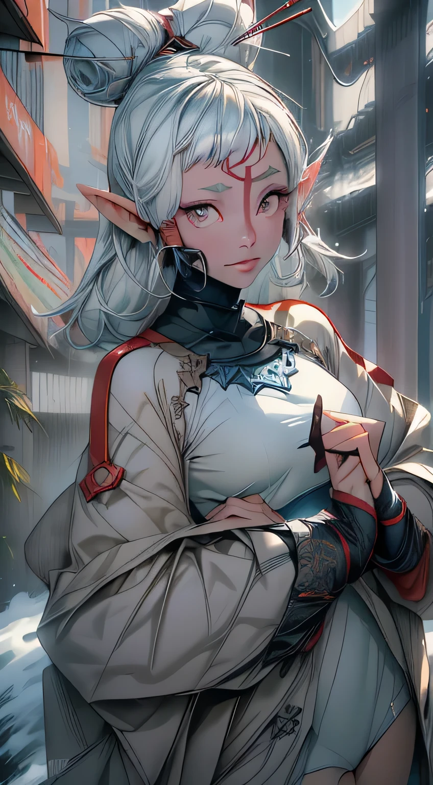 paya, cute elf,(((little ,tiny little body,little))),(((6 ))),((anime elf with extremely cute and beautiful aqua hair)), (((elf,elf ears))), ((lesbian,yuri)),(((flat chest))),((((aqua hair:1.35,undercut aqua hair,short hair,colored inner hair,ear breathing)))),(((aqua_eyes:1.3))),intricate eyes,beautiful detailed eyes,symmetrical eyes,big eyes:1.5,(((dark skin,dark_skin,lustrous skin:1.5,bright skin: 1.5,skin tanned,shiny skin,very shiny skin,shiny body,plastic glitter skin,exaggerated shiny skin,illuminated skin))),(,detailed body,(detailed face)), cute,slutty,erotic,daring,(((nsfw))), zettai ryouiki,revealing clothing,show skin,(((Sexy aqua fur coat, aqua fur coat outfit, wearing a ice dress:1.3,aqua winter coat))), ((ice dress,elegant ice dress)),(white gloves,white clothes,(((intricate outfit,intricate clothes,embroidered outfit,ornate outfit,embroidered clothes,ornate clothes))), (dynamic pose:1.0),embarrassed,(centered,scale to fit dimensions,Rule of thirds), Upper body, ((snowy pine forest)),winter,scenery:1.25,((intricate scenery)),((snow forest background)),Christmas tree, (Glossy winter ornaments),highres,sharp focus,(ultra detailed,extremely detailed),(photorealistic artwork:1.37),(extremely detailed CG unity 8k wallpaper),(((vibrant colors,vibrant theme))),(intricate),(masterpiece),(best quality),
