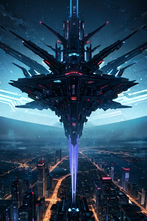 Floating Futuristic City