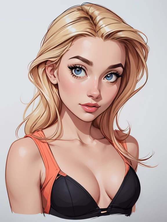 estilo de desenho animado:1.2), mulher Imagem de desenho animado de uma mulher , roupas sensuais , garota super fofa, cartoon style illustration, estilo de arte dos desenhos animados, estilo de arte dos desenhos animados, digital illustration style, design de personagens altamente detalhado, arte digital detalhada fofa, City fan art, design de personagem retrato, beautiful digital illustration, retrato de alta qualidade, arte em quadrinhos, retrato do design do personagem, white background Buso without clothes and medium breasts