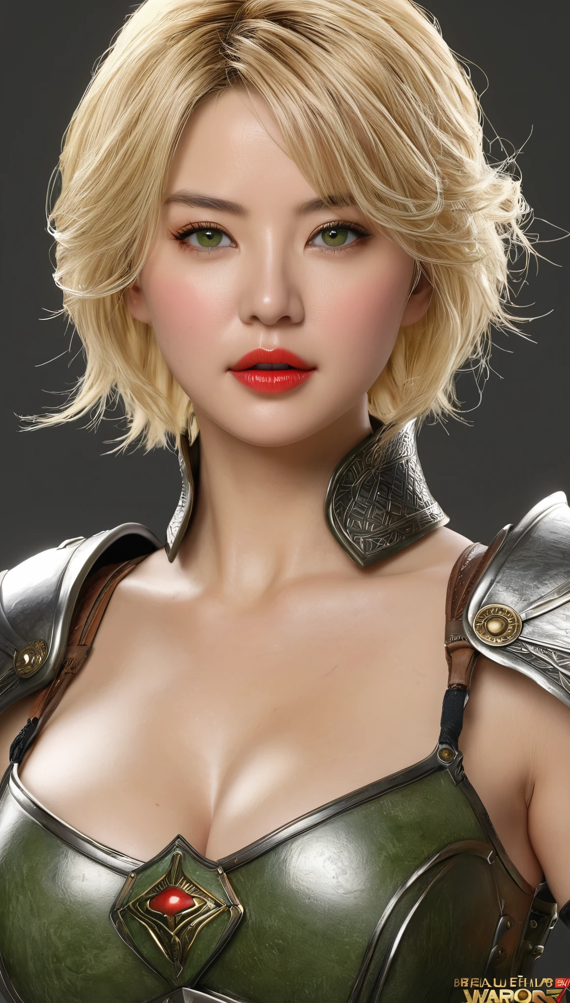 (((hyper real)))、(Amazon Female Warrior)、
Beautiful woman High level image quality High resolution realistic short hair blonde mature、middle-aged women、((big big tits)) Fine skin texture、超High resolution、realistic、plump body shape、((中年のBeautiful woman))、beautiful expression 、fine green eyes、blonde hair、35Amazon Female Warrior、big cleavage、big ass、bright red lips、(simple clothes)and(Wearing simple armor)、(i have a weapon)、
