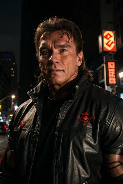 jonh rambo arnold schwarzenegger en la ciudad de new york con zombis muertos vivientes