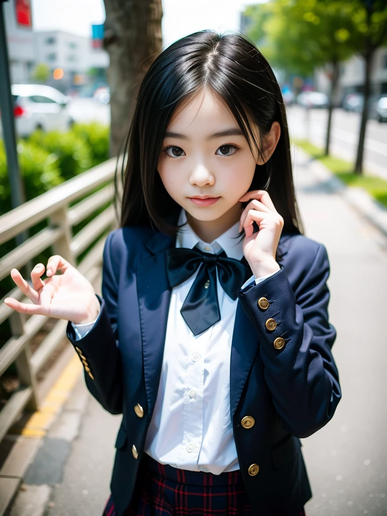 korean girl, long black hair and a white shirt, close up of a young girl, extremely cute anime girl, pretty. heavy eyes to the side, detailed soft face, beautiful,