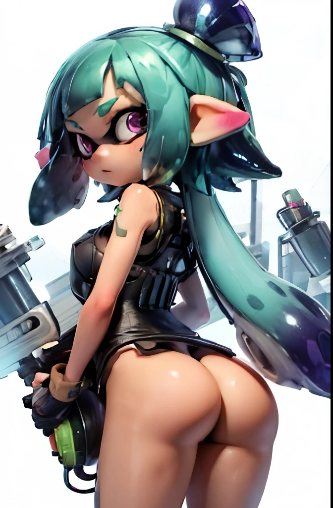 Splatoon girl's butt、big breasts