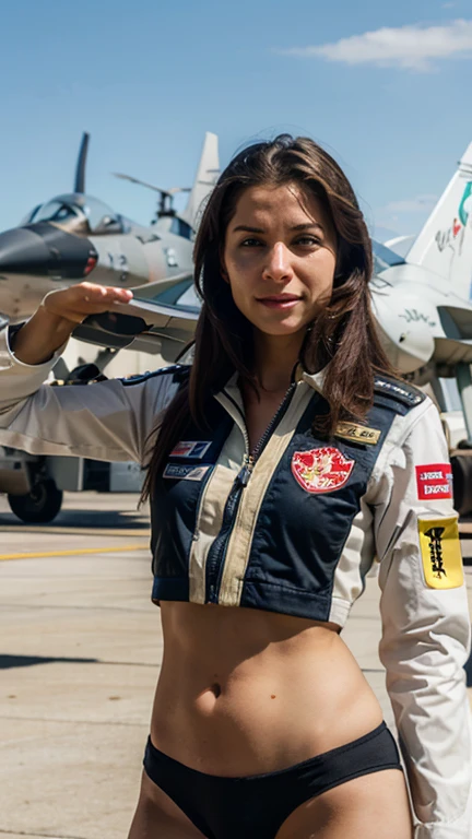 F-14 pilot Woman