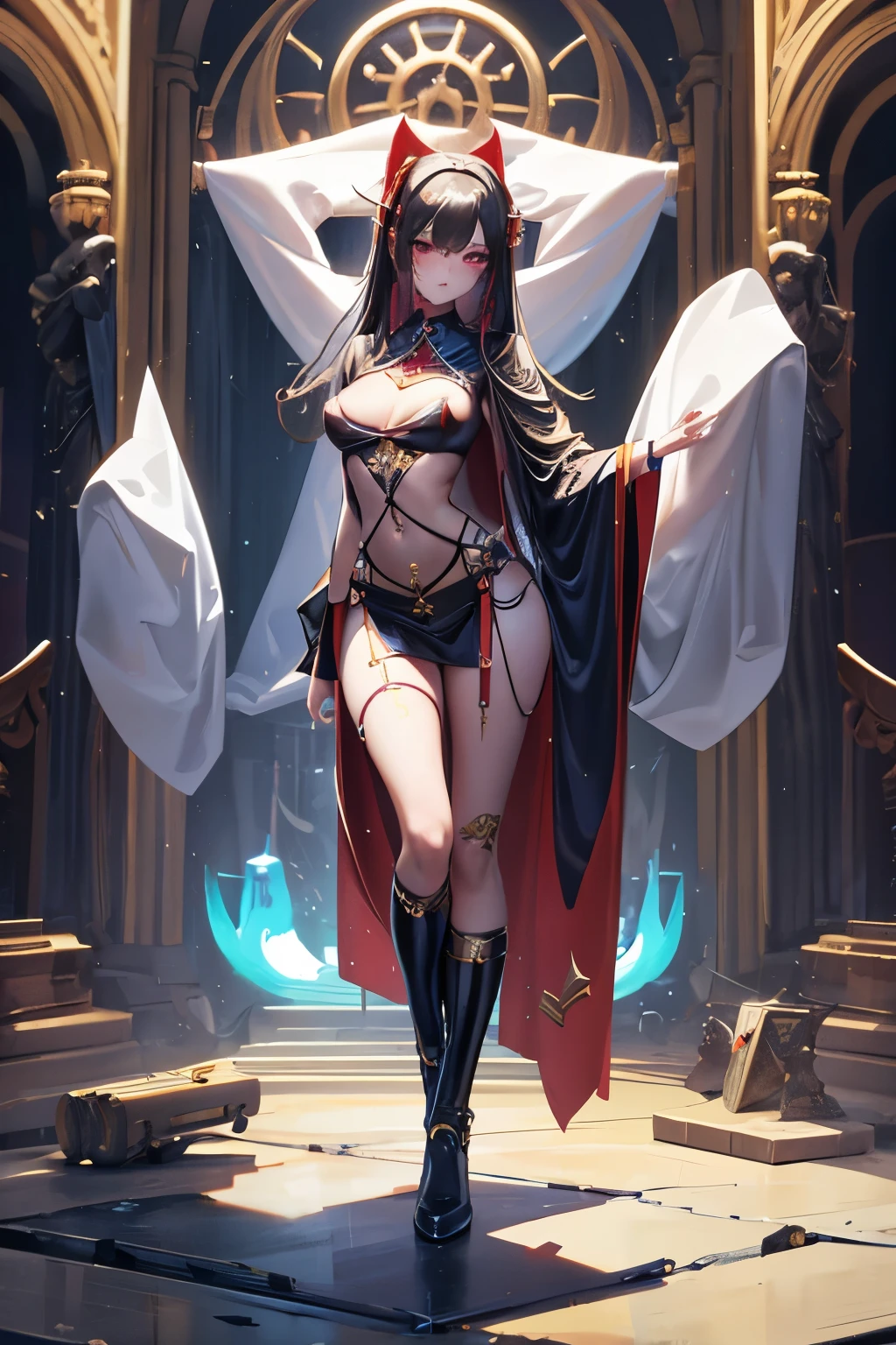 priestess, latex, dolls, standing figures, masterpieces, 16k, hd, cute, exposing, sexy model, perfect body shape, corruption tattoo, virgin, bitch, charming aura, shiny, (creative art 1:1.2), virtual