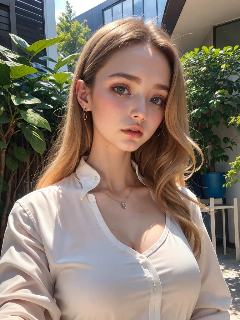 arafed woman with a white shirt and a black purse, anna nikonova aka newmilky, yelena belova, portrait sophie mudd, gorgeous young model, angelina stroganova, 19-year-old girl, 2 4 year old female model, instagram model, russian girlfriend, very pretty model, dasha taran, good young girl