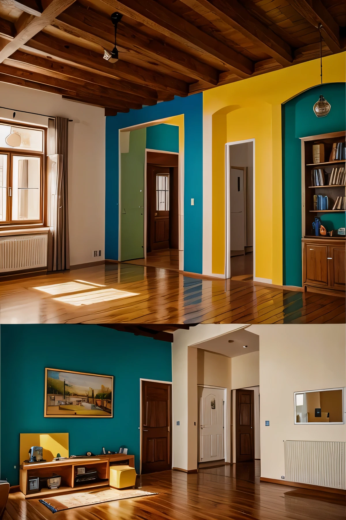 painted indoor house interior beautifull indoor painting in multiple colors 