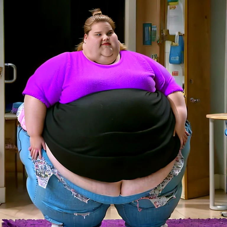 Ssbbw solo extremely morbidly obese Kimmy Gibbler full body alone