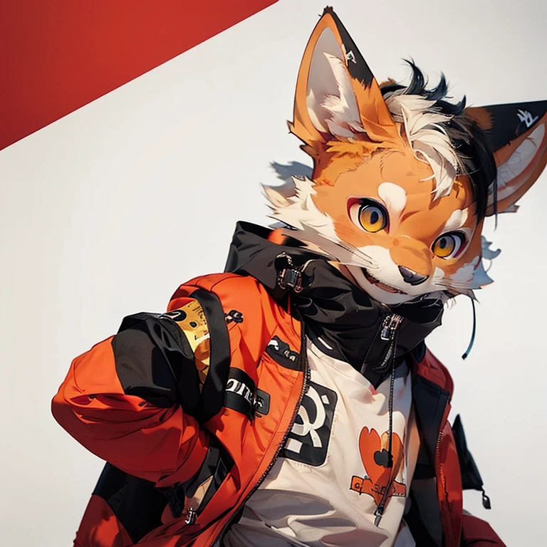 anime character of a mouse with a red jacket and a black collar, portrait of an anthro mouse, kemono, an anthro mouse, furry character portrait, furry character, stylised mouse - like appearance, an anthropomorphic cyberpunk mouse, an anthropomorphic mouse, furry furaffinity, high quality portrait, cute character, fursona art
327/2000