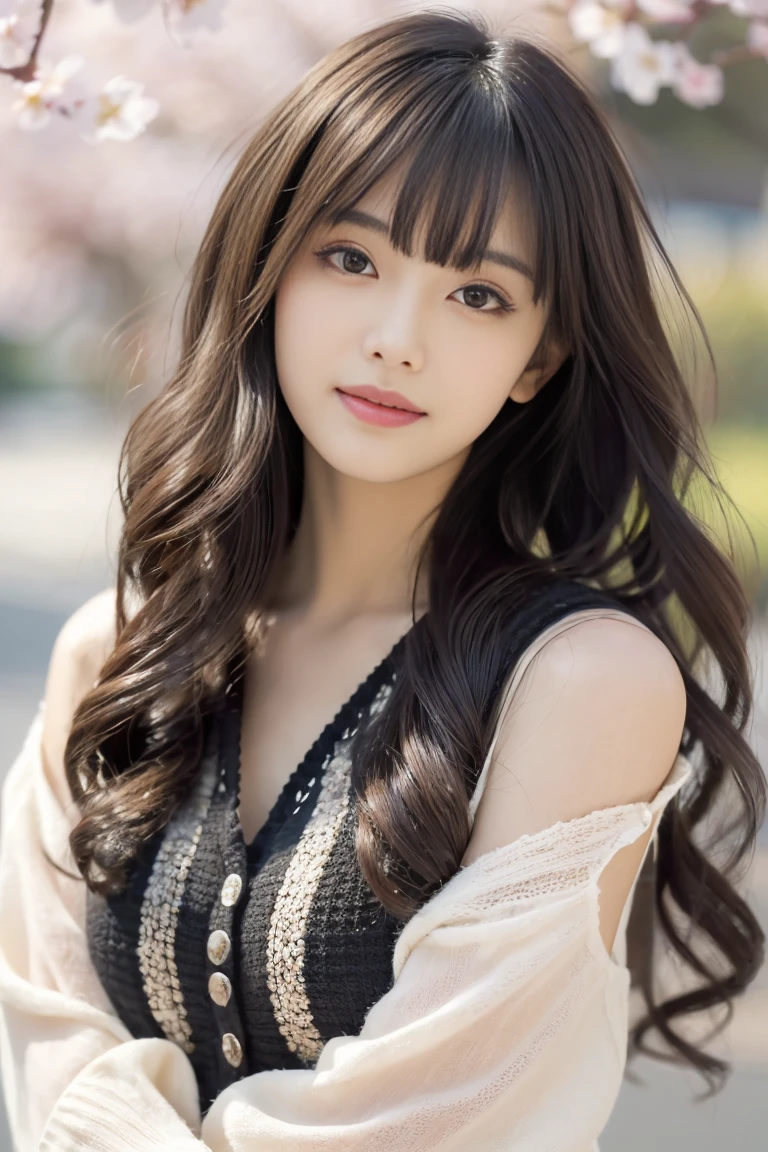 ((((highest quality))))、(((Ultra-precision CG16K wallpaper)))、(((masterpiece)))、(((Super detailed)))、(((Extreme detail)))、((1Mature 29 year old woman:1.6))、((Very beautiful Japanese faces))、((Zuo々Nozomi:1.5))、((One curl straight layered long hair、blunt bangs:1.5))、(Shiny brown hair)、Beautiful delicate eyes、Brown Eyes、eyeliner、Eyeshadow、High nose、Small nostrils、Small Mouth、Seductive lips、Beautiful breasts、((C cup size breasts))、Cleavage、Beautiful feet、eight-headed body、Perfect proportions、Perfect Anatomy、Perfect composition、Beautiful detailed shading、Beautiful, natural lighting、Beautiful detail glow、Depth of written boundary、(((High chroma)))、(((Real:1.9)))、((vivid:1.5))、((Beautiful Skin))、((Skin Texture))、((Realな皮膚感))、(((Cowboy Shot:1.6)))、((front view、shoot from front、Front low angle:1.6))、(((smile:1.6)))、((The woman is looking at this、looking at viewer、Facing forward:1.6))、Bright daylight、Natural light、(((Grass Square、Trees:1.5)))、(Walking Pose:1.6)、(((Pink beige sleeveless lace knit mini dress:1.6)))、((Headband、Earrings、Wearing a necklace:1.6))、