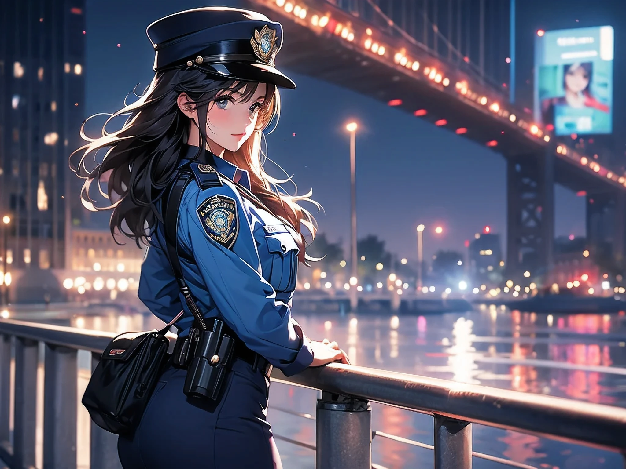 beautiful policewoman