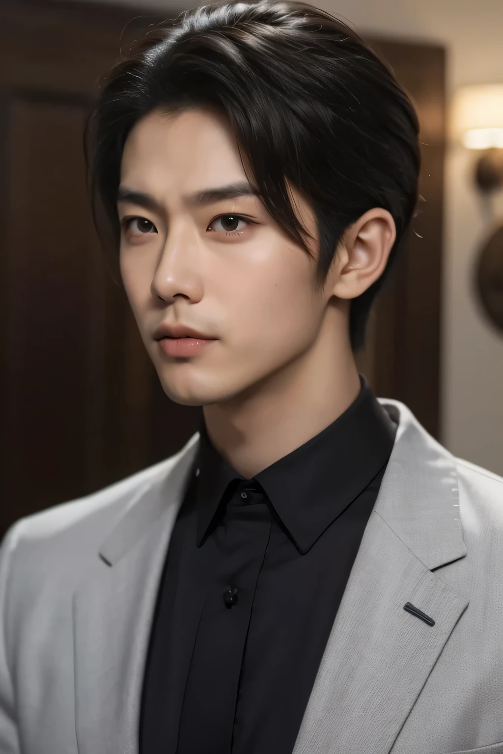 Handsome Asian Man,beard