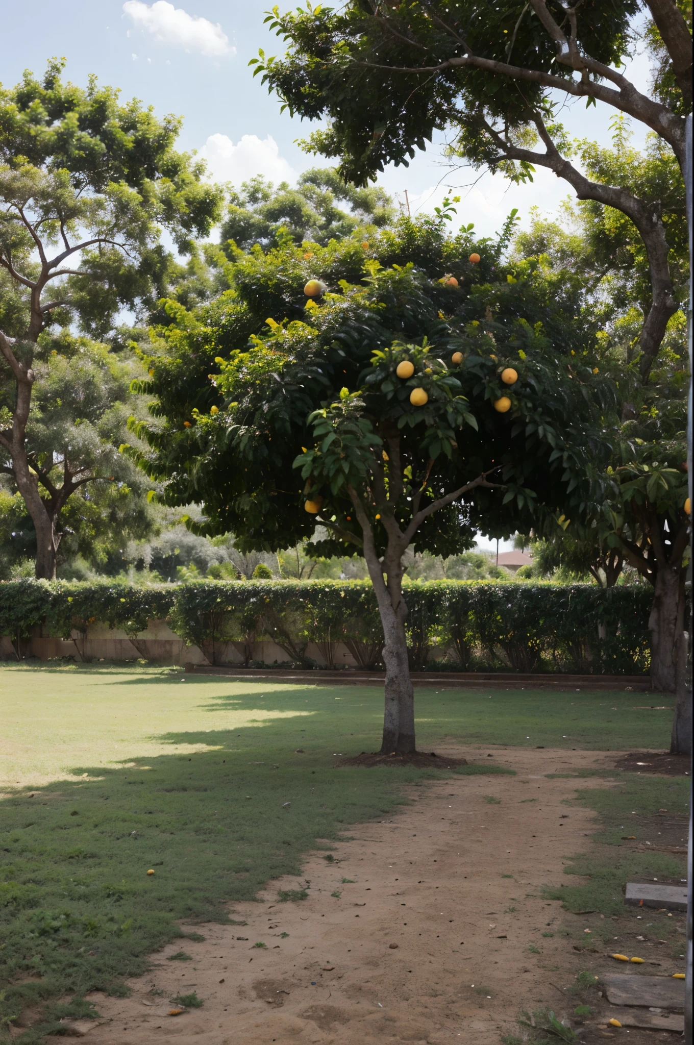 Many mango tree