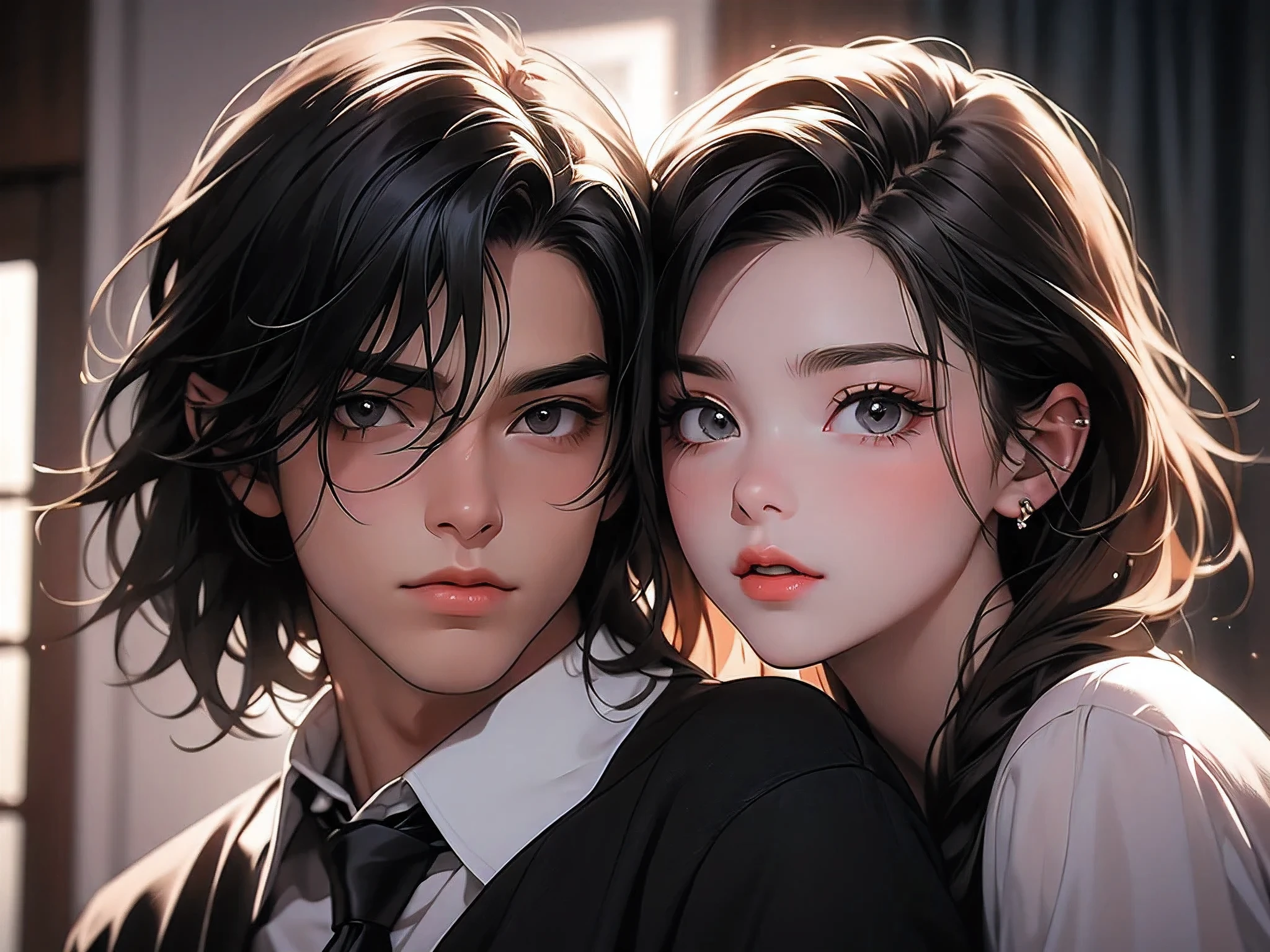 1 youth,in the room,The face is painful