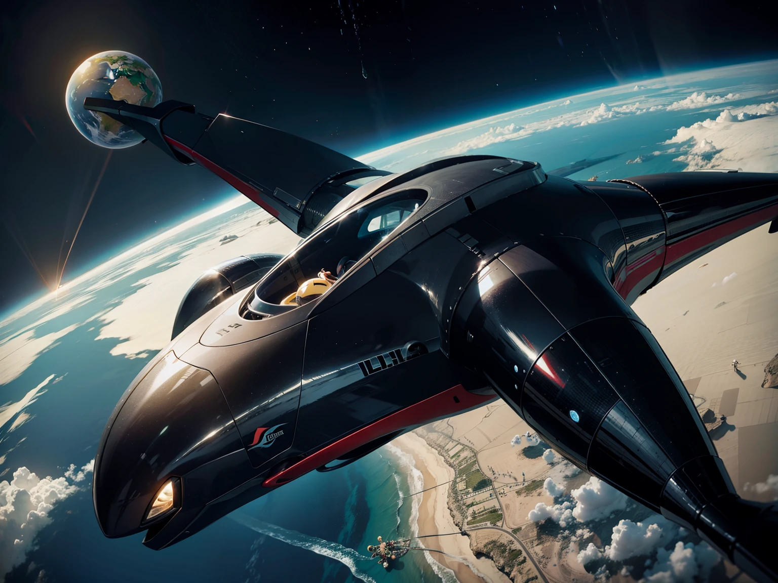Una colonia en un planeta lejano., fighting alien creatures