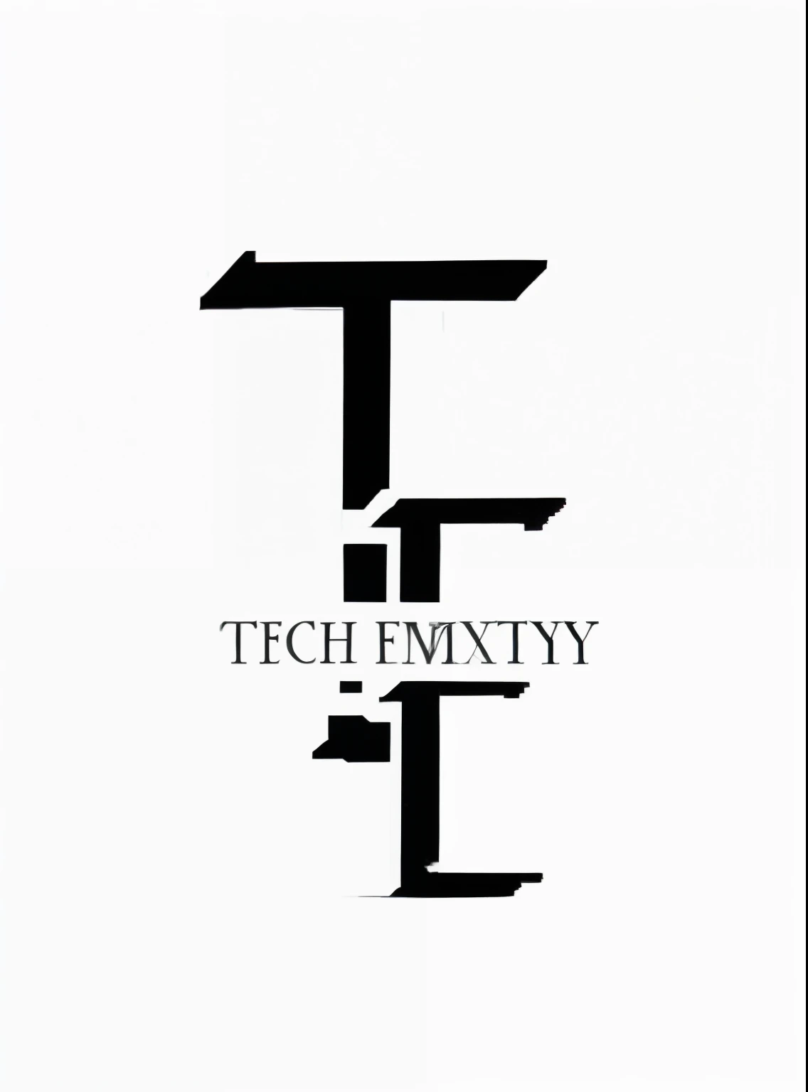a close up of a black and white logo with the letter e, tech fantasy, tech, technology, simple logo, minimalist logo without text, black and white logo, techwear, techwear!! intricate, tech art, endless, techno, textless, tech wear!!!, technology meets fantasy, technical, technological, tense design, future techwear, logo, logo