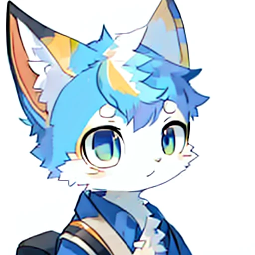 There is a picture of a cat, Sora looks like a cat, realistic anime cat, anime cat, Professional furry drawing, an human cat, Ferson!!!!, anime catgirl, human cat, cell shadow!!!, wireless, Universal furry style, Ferson art, no shadow, furry affinity, valguart style