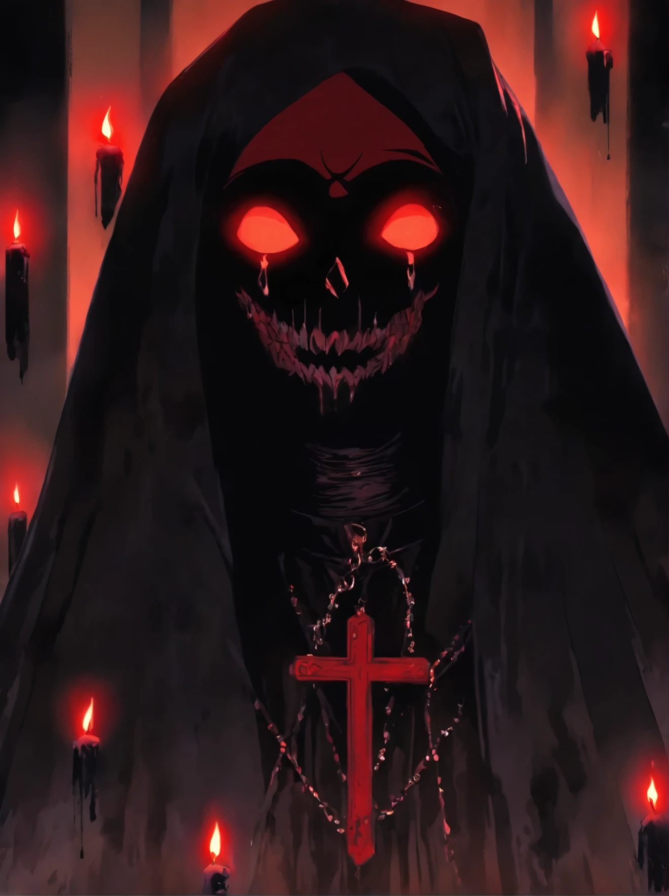 Haunted graveyard,Sinister shadows,Creepy abandoned house,Malevolent spirits,Bloodcurdling screams,Cursed dolls,Terrifying clowns,Macabre rituals,Grave robbers,Chilling whispers,Possessed mirrors,Haunted paintings,Creaking floorboards,Mysterious disappearances,Forbidden rituals