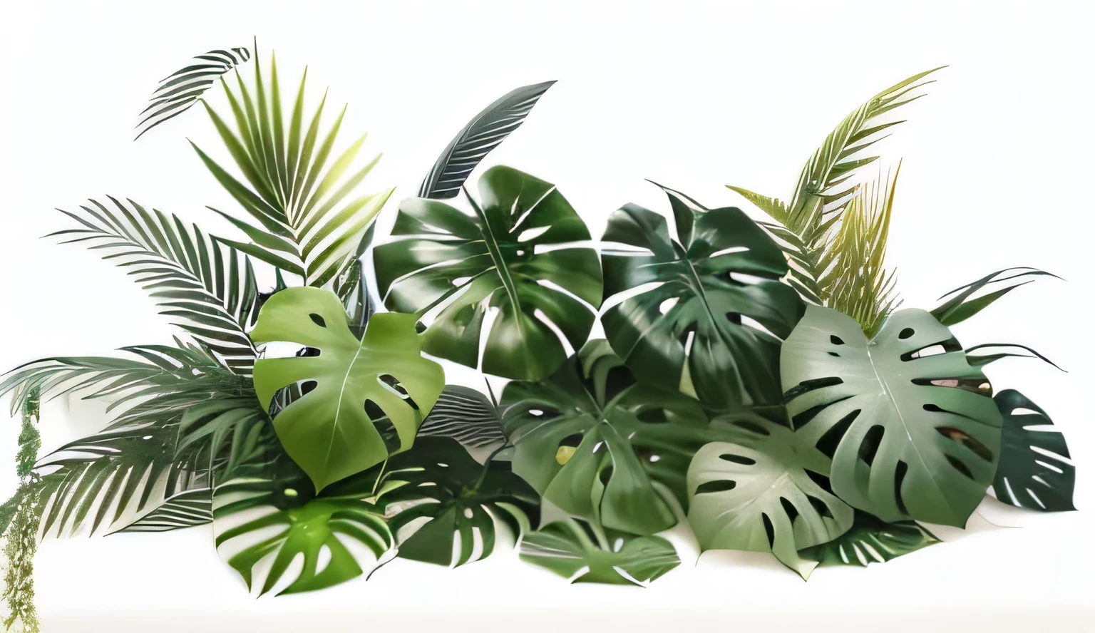 Green leaf on white background, tropical flowers, tropical flower plants, blooming tropical flowers, Made of leaves, tropical plants and flowers, beautiful tropical flowers, tropical plants, subtropical flowers and plants, Monstera deliciosa, leaf, tropical leaves, Colorful tropical plants, tropical