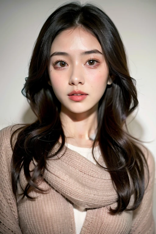 girl、bust、Shawl hair、Positive face、big eyes、lifelike