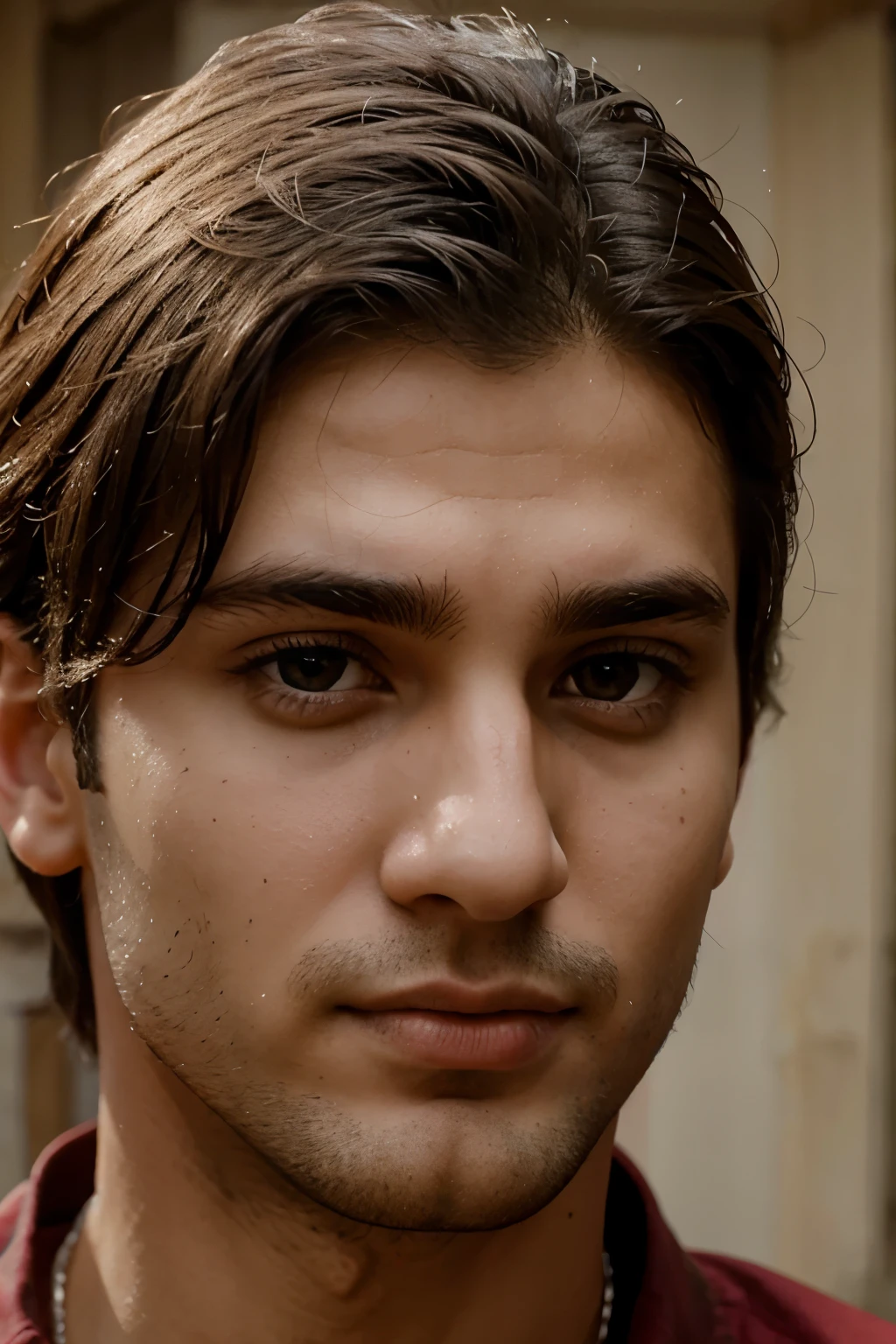 azerbaijani blonde boy close up