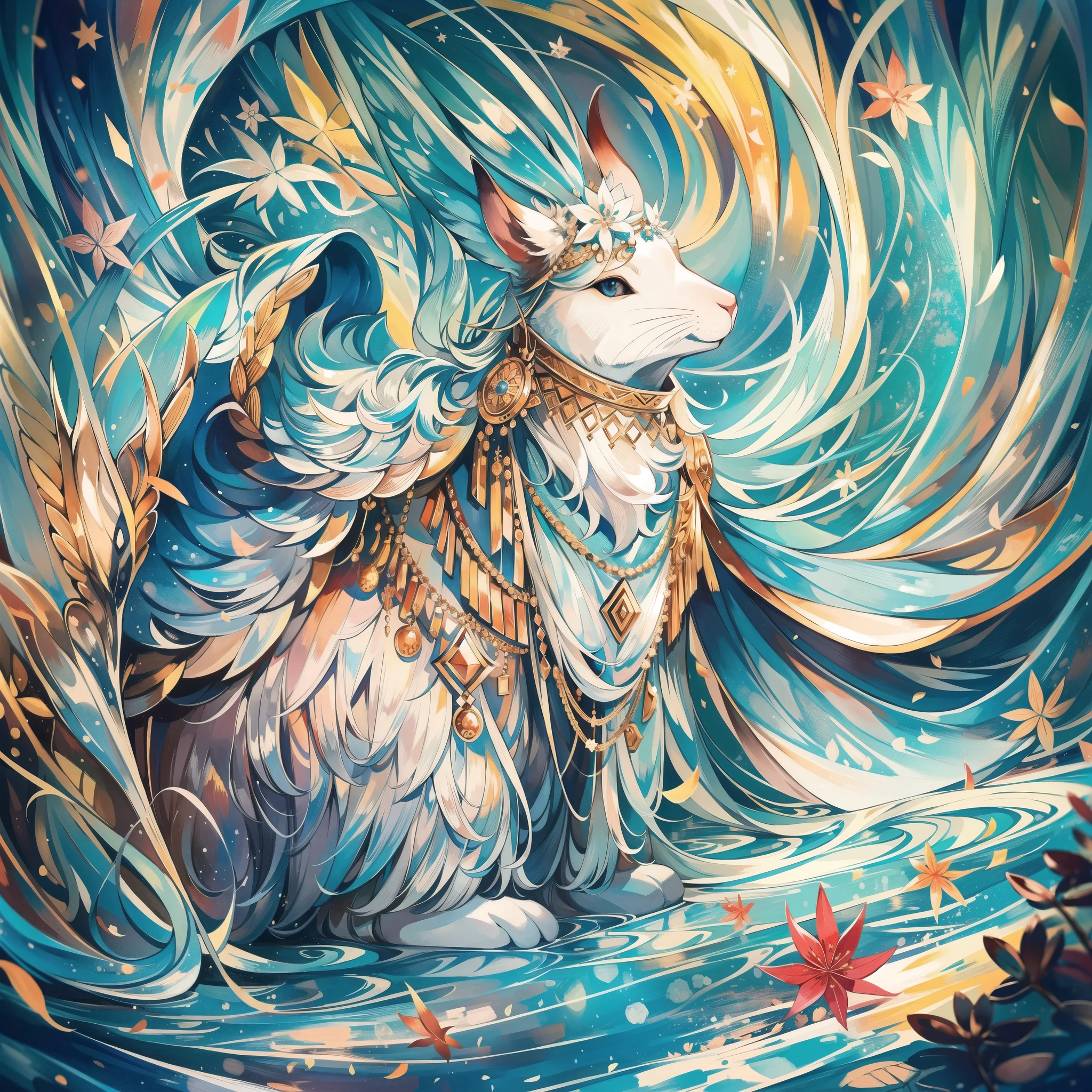 Alumiraj、dragon island、Horned Rabbit、When Iskandar, also known as Alexander the Great, heard of the damage caused by the dragon on this island,、Sacrificial bulls were replaced with cowhide dummies stuffed with sulfur and iron hooks.、Successfully defeat the dragon、I received this rabbit as part of my reward.。Also、When I see this rabbit、It is said that all wild animals flee。