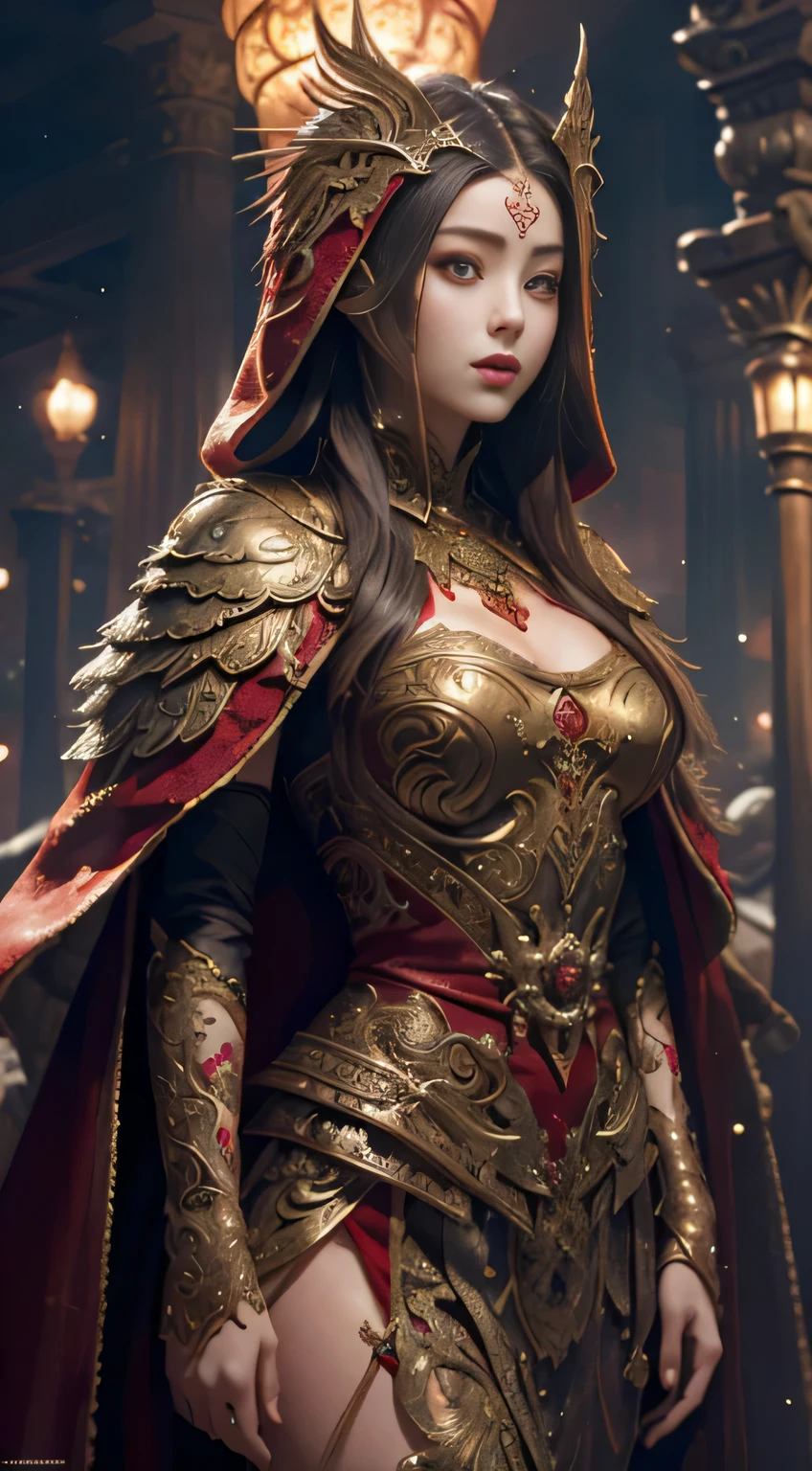 (intricate), (ornate), (detailed), (aesthetic), (beautiful), (vibrant colors),
(best quality:1.2), (masterpiece:1.2)
BREAK
(1girl), (malenia elden ring), (covered eyes), (wide hips:1.2),
<lora:malenia_01:0.5>, (cursed left arm), (winged helmet), (red cape)
BREAK
(elden ring), (malenia blade)
BREAK
(looking at viewer), (action stance)