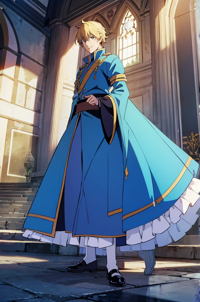 A prince outside of castle