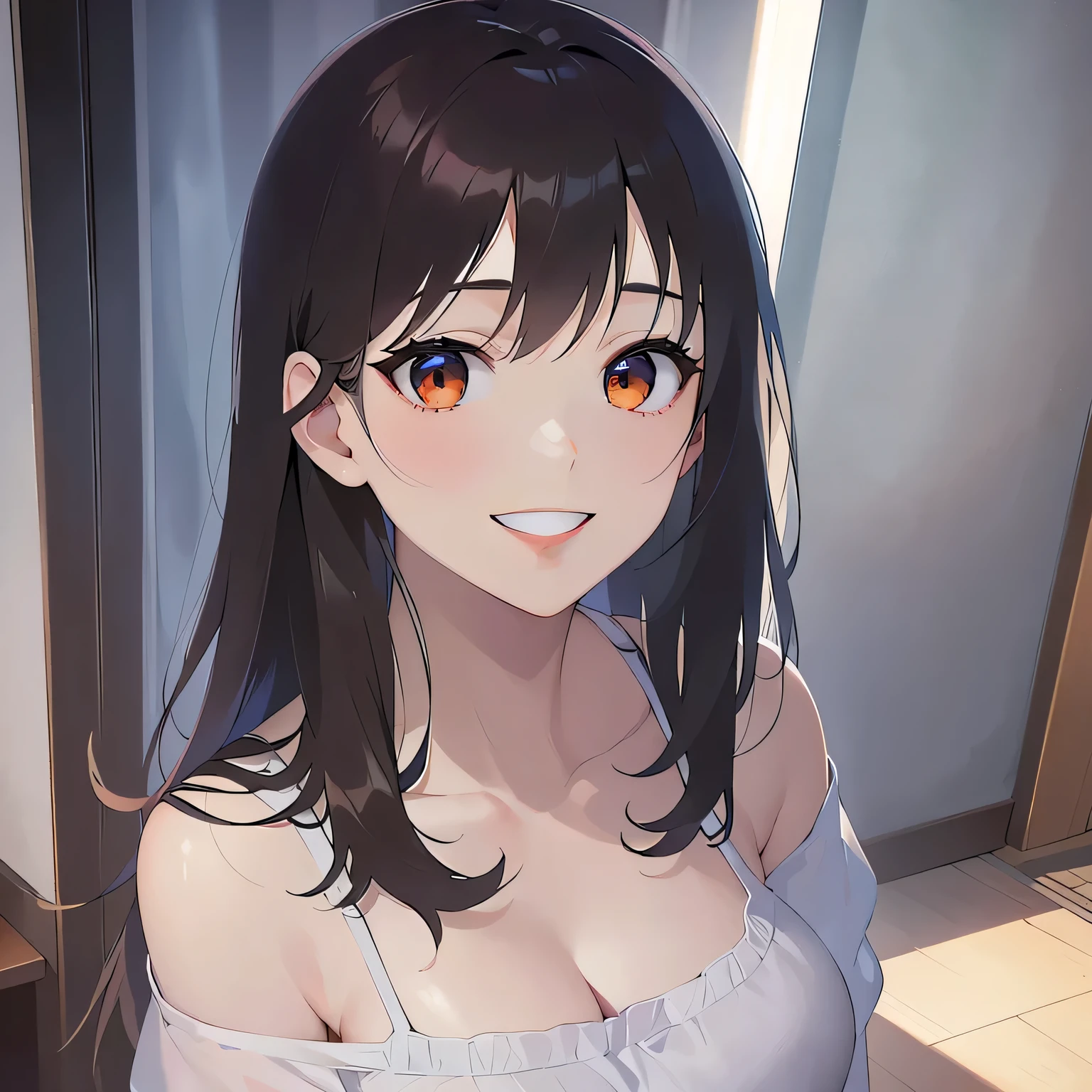 smiling
