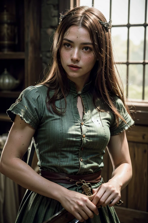 Ella Purnell Lucy (Ella Purnell) is one of the residents of the shelter; Maximus (Aaron Moten), a young soldier of the Brotherhood of Steel paramilitary faction; e The Ghoul (Walton Goggins),