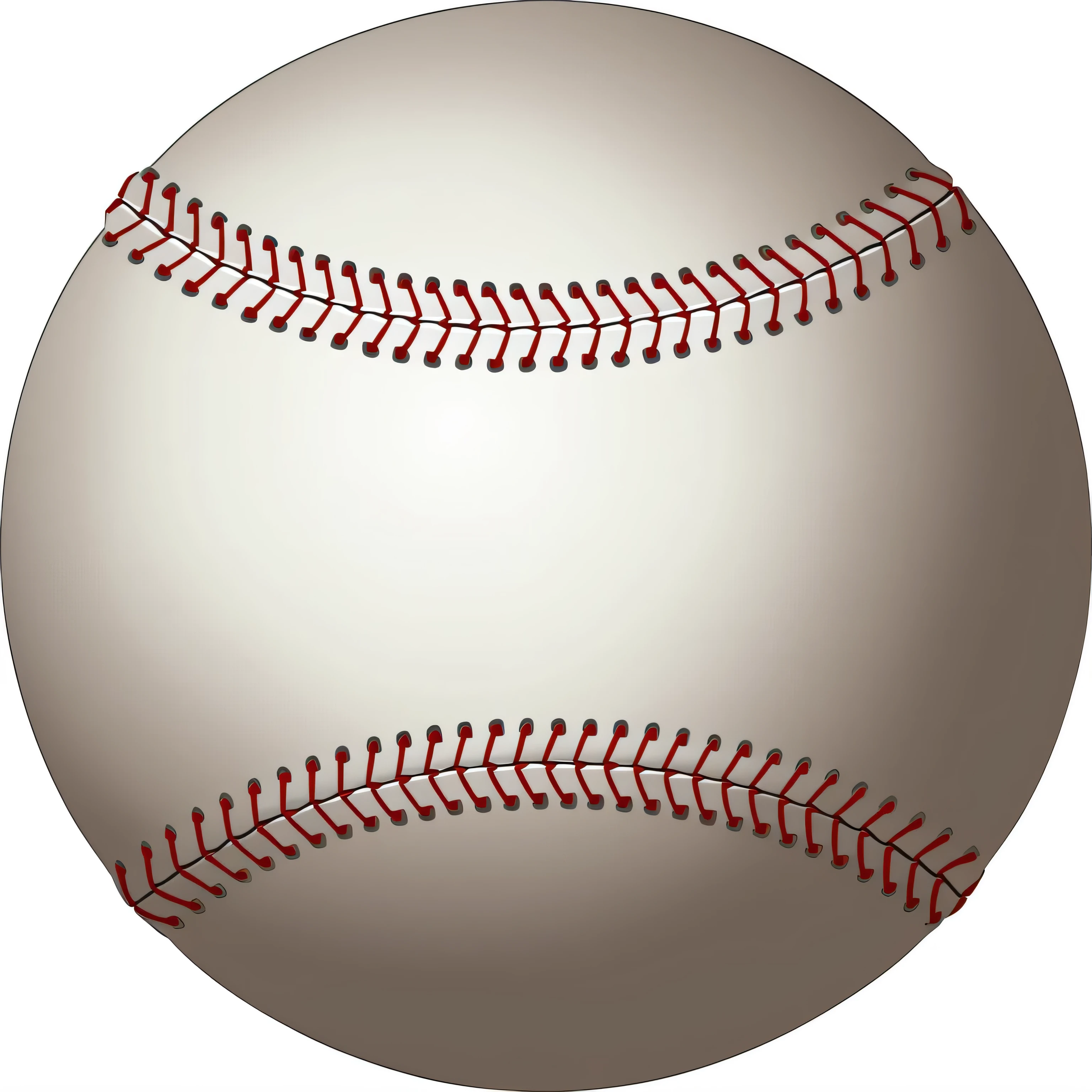 a close up of a baseball with red stitchs on a white background, baseball, baseball bat, ball, hd illustration, baseball stadium, some spherical, captured with sony a3 camera, round, made with illustrator, spherical, wide portrait, clipart, cel shaded vector art, canvas, created in adobe illustrator, high detailed illustration, high detail illustration
