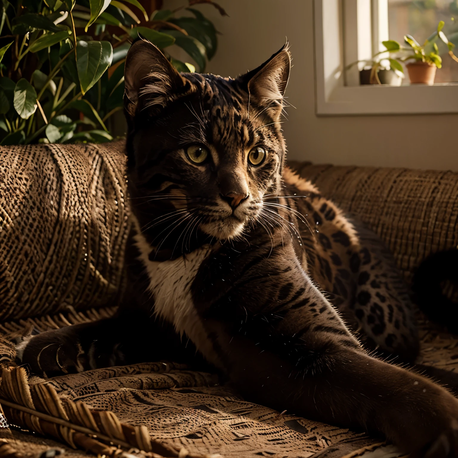 Create a new feline with the appearance of a jaguar