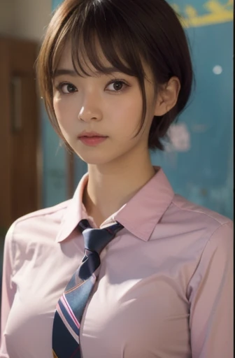best quality, face focus, soft light, ultra high res, (photorealistic:1.4), RAW photo,
1japanese girl, solo, cute, (pupil, lights in the eyes),  detailed beautiful face, (small chest),(high resolution detail of human skin texture),
(long hair),
indoor,
Damask Shirt Dress,
(portrait)