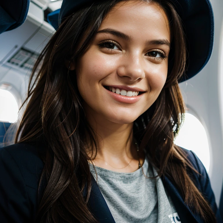 happy,closeup,standing, smiling, mid-plane portrait, portrait of a young woman, portrait image, robust details
