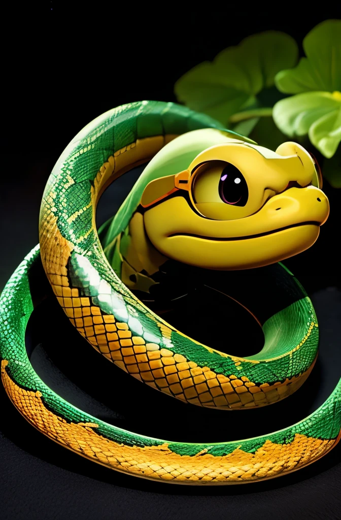 serpent python à lunettes