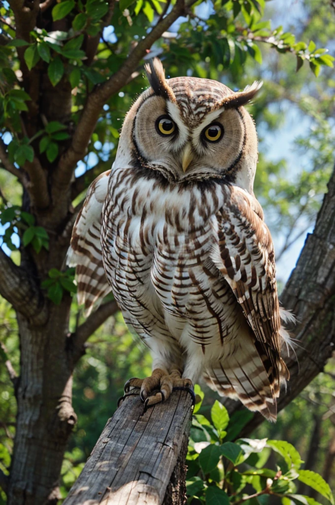 owl, cute, featured, nature in the background, sunny day