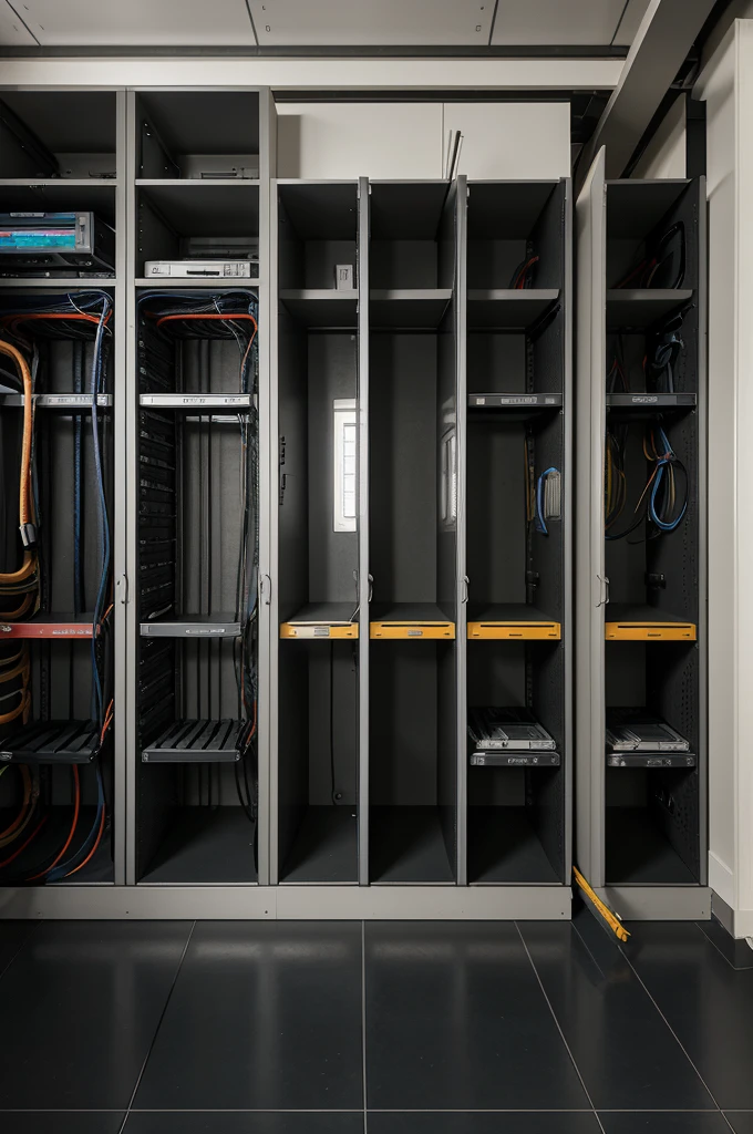 Network Connection Devices for the Third Floor:

Use a diagramming tool to create a floor plan of the third floor.
Place icons or symbols representing switches, routers, and patch panels in the server room and cable closets.
Draw lines to connect these devices to the vertical backbone patch panel.