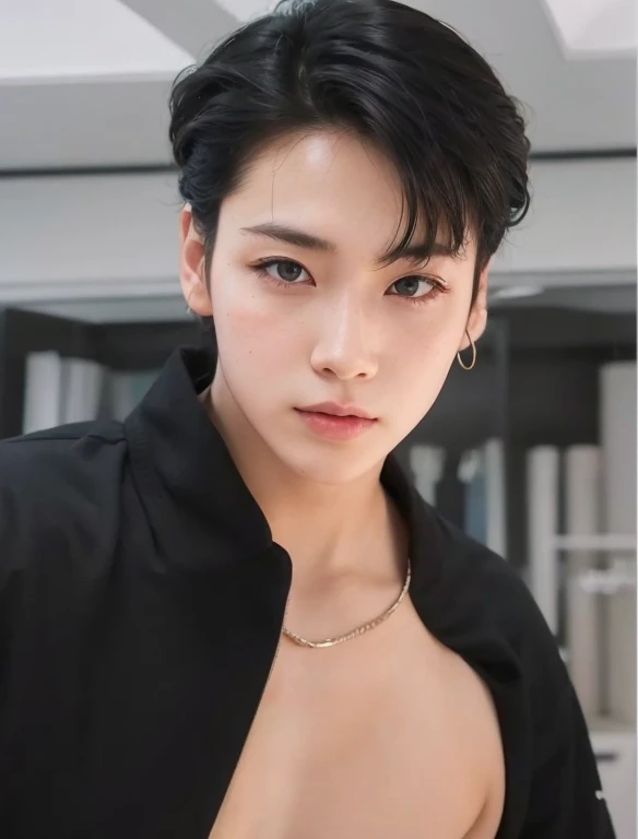 Realistic photos, 8k,Crouching,body is male,A woman with a beautiful face,17 years old,(((Bob cut ladyboy,transgender,otokonoko,Male chest,No bulge in the chest))),((Full body view,Flat Chest,Very muscular,Body fat percentage10%,Muscles like athletes,Macho,massive)),(((bustling street,Homeless,beggar,Pale face,It is dirty,Bad smell,dirty,odor,Homeless,Depraved handsome young Korean ladyboy))),(((Very big eyes,Angry face,looking at the camera,Frowning))),Chest is male,(Ultra-realistic), (High resolution), (Very detailed), (Best Illustration), (Beautiful fine details), (highest quality), (Super detailed), (masterpiece), (Detailed face), alone,Black hair bob cut,(((A young woman with make-up on her face,The body is a perfect man))),Transgender,Korean,kpop,完璧な筋肉質なMale chest,It is dirty古着を着ている