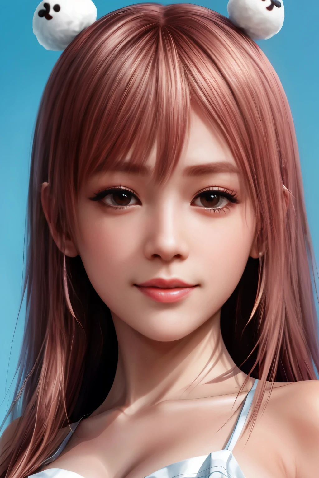 Honoka, close up, face, portrait, hungry sexy look, add_detail:1