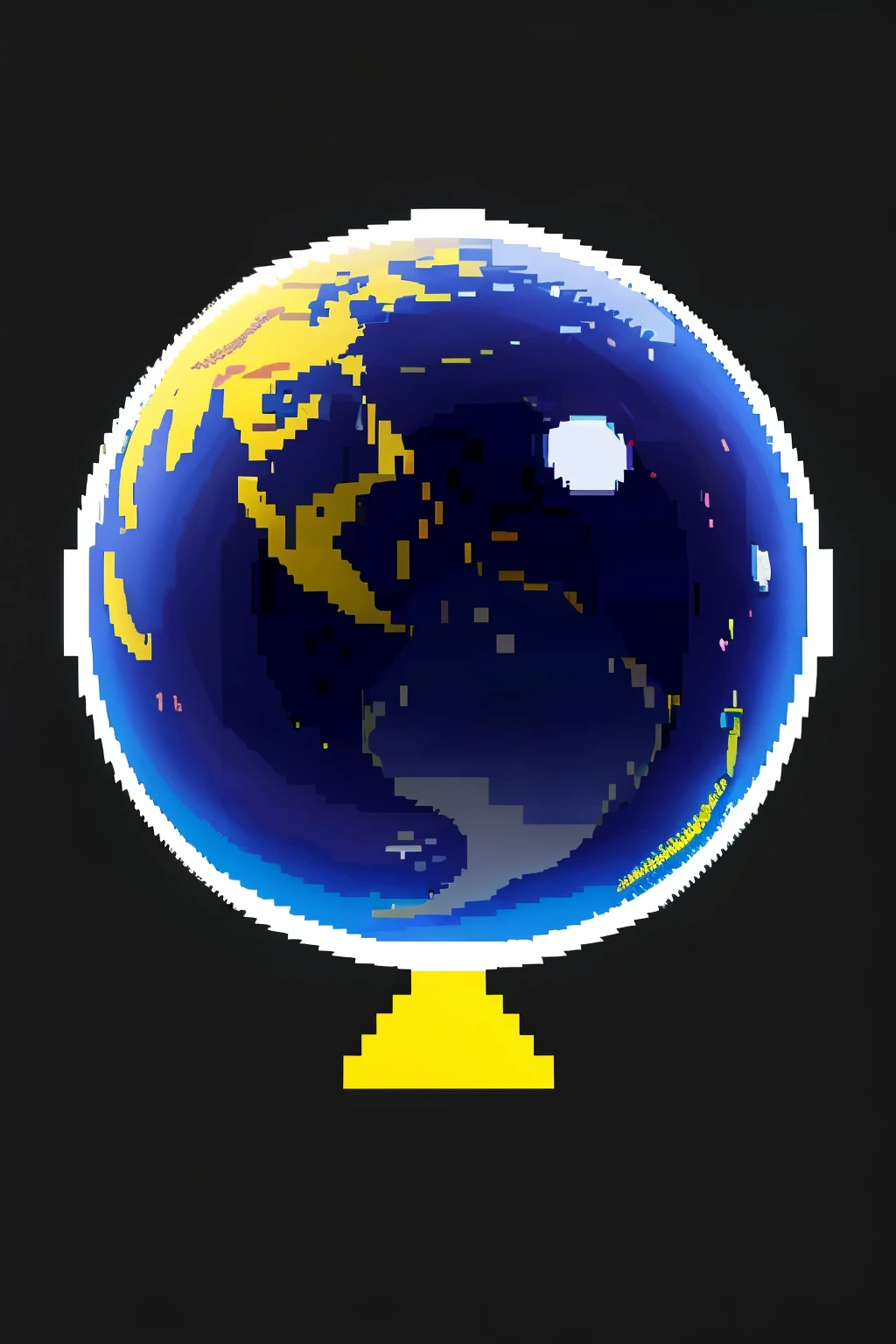 Pixel art　2D Sphere