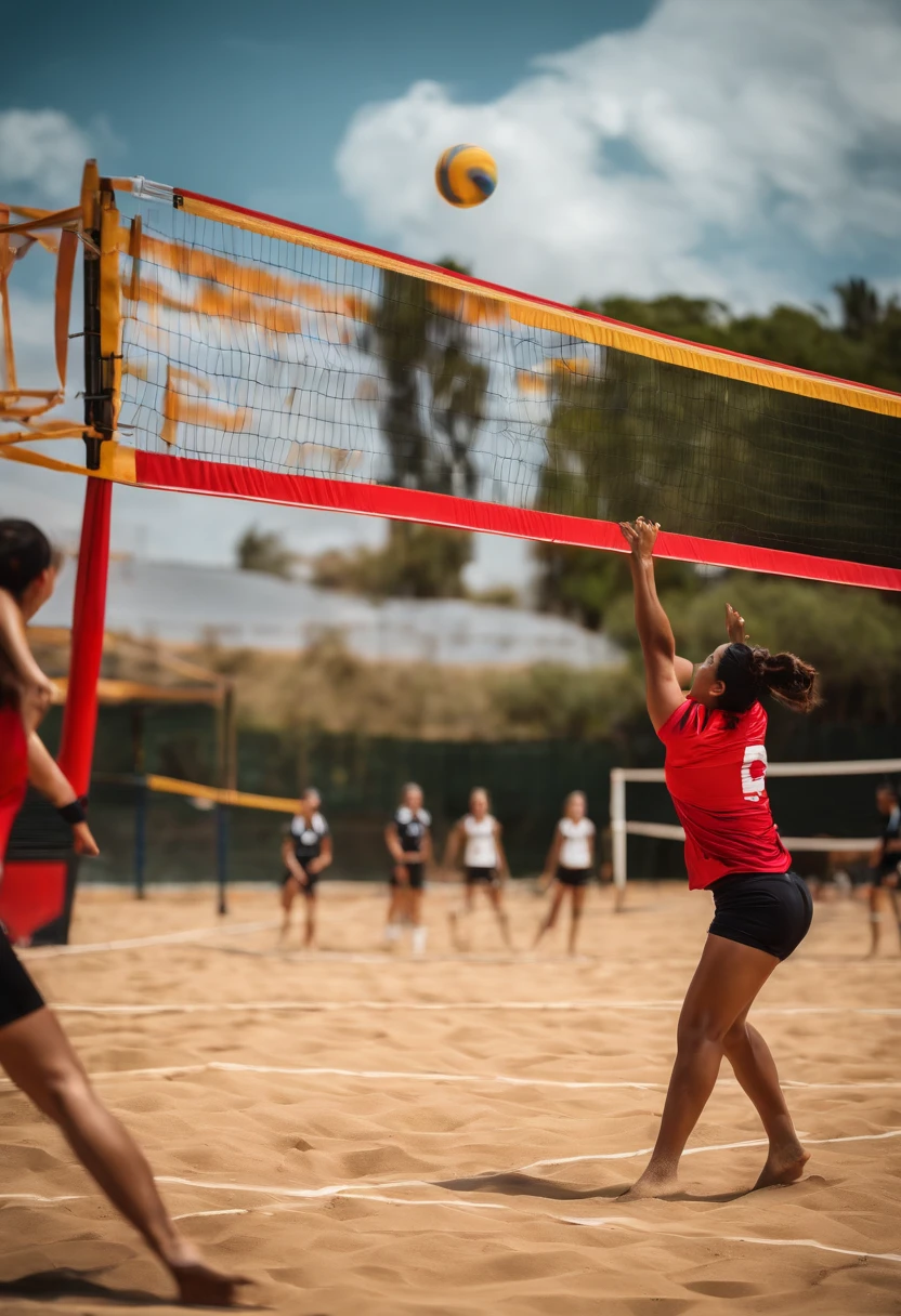 Crear cancha de voleibol techada 