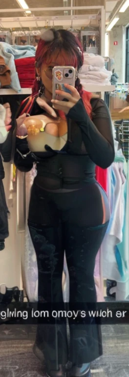 there is a woman taking a picture of herself in a mirror, tight outfit, tight attire, thicc, fit pic, thick, full body;, skinny waist and thick hips, physical : tinyest midriff ever, wearing black tight clothing, full body picture, she has a jiggly fat round belly, wearing tight suit, full body length, mirror selfie, beautiful girl, , huge , no clothes, sexy, cu minimal clothes, thick, bbw, chubbyomach, thick nipples, nipplings, larola, hard nipples, piercrough shirt,  hard through shirt, busty, majorge, naked, ripping through tpilling over ra too tigiant , extra wide hips, upper body zoom in, showing off huge , fat stomach, see through top, fat bbw, large areola showing, thick thighs, wide hips, fat stomach, ra wide hip, showing waist, grabbing body to show off, filipina, cute, chubby stom, nipples poking out, widest hips, lingerie




